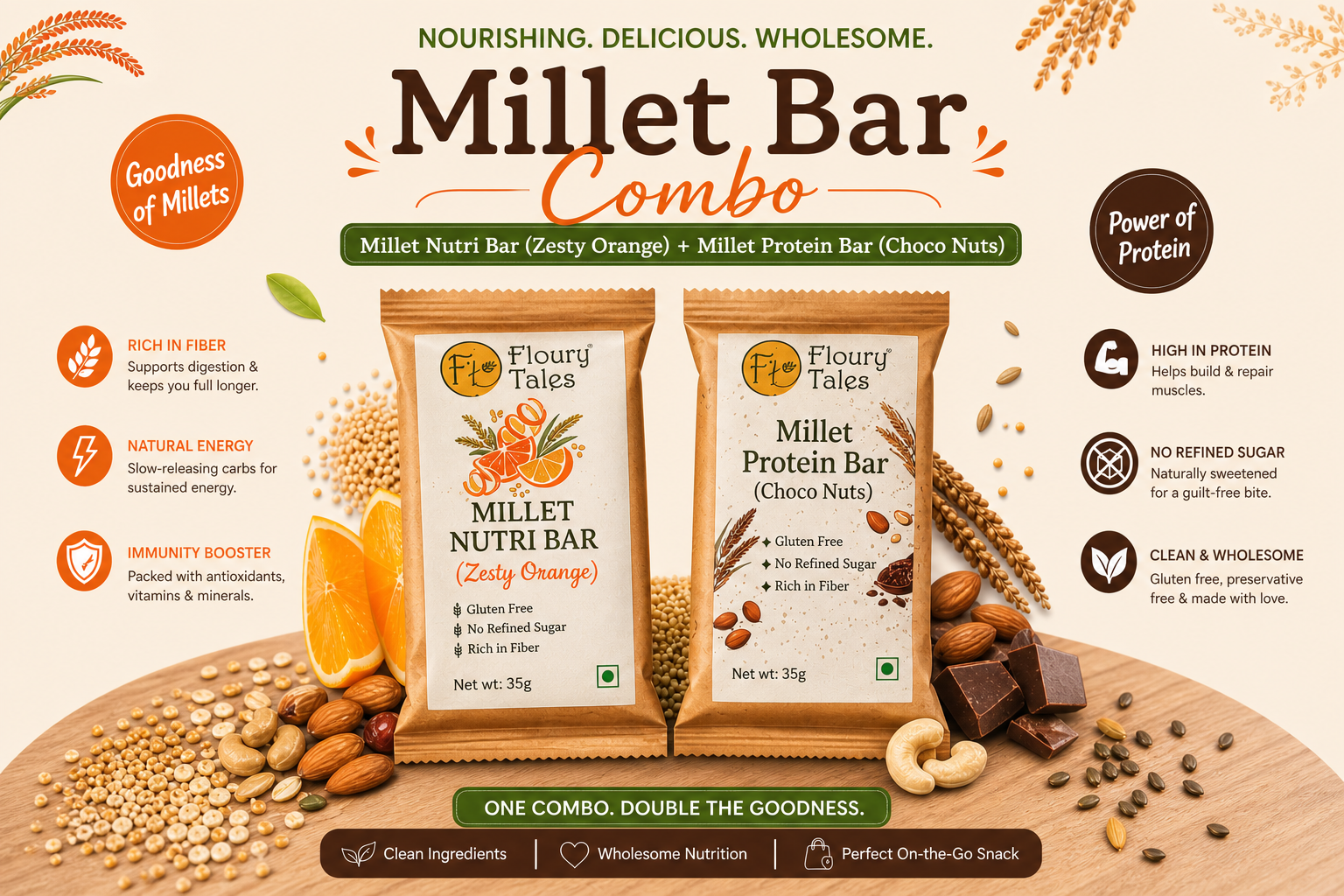 Millet Nutri Bar + Millet Protein Bar