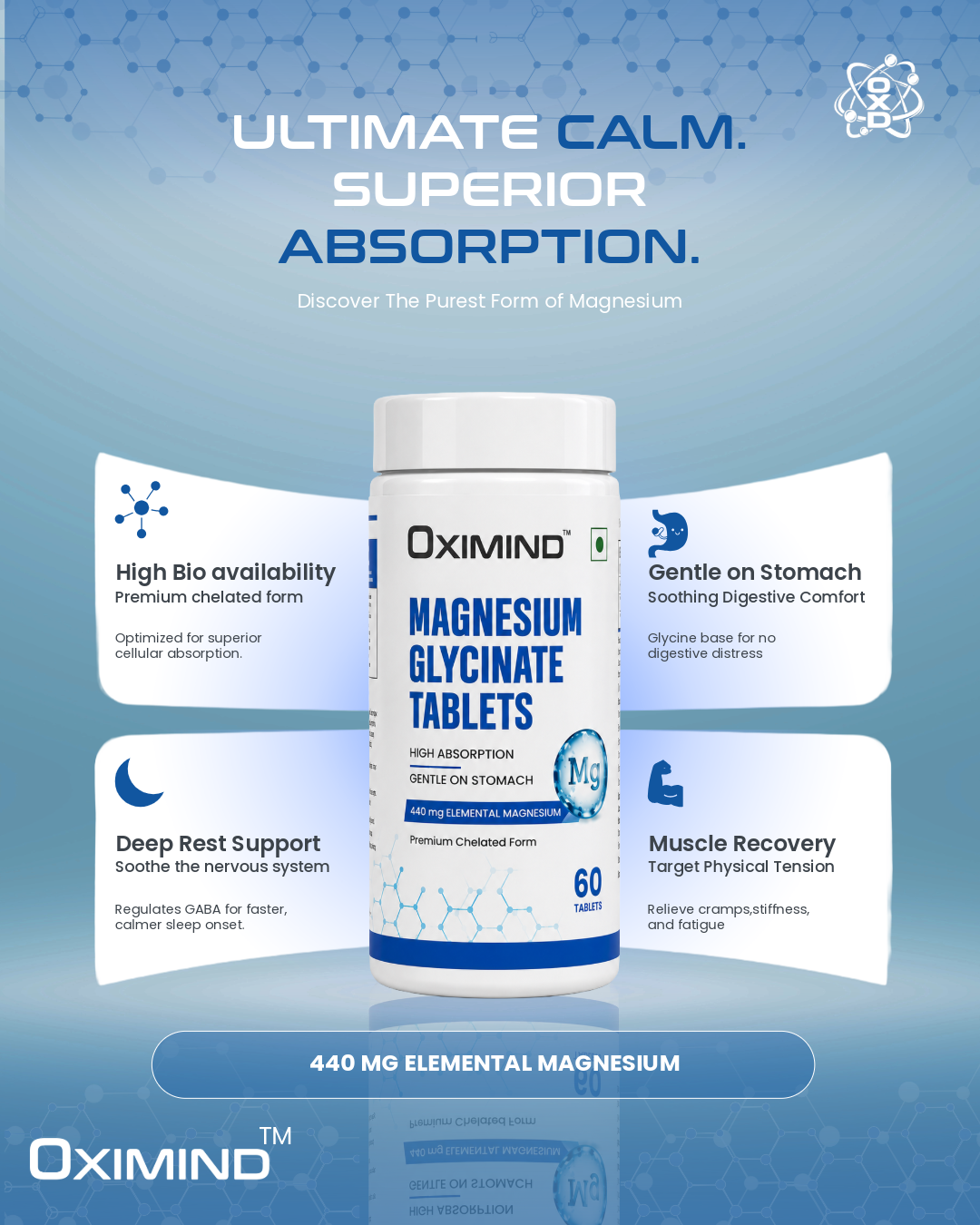 Oximind Magnesium Glycinate
