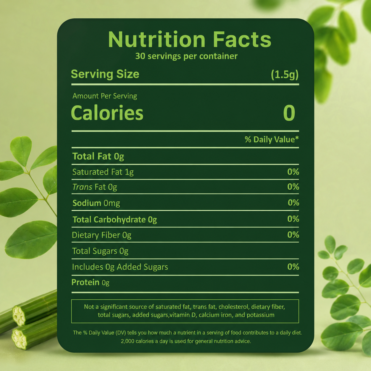 Moringa Tea Bags | 30 Bags | 100% Drumstick Leaves image 3