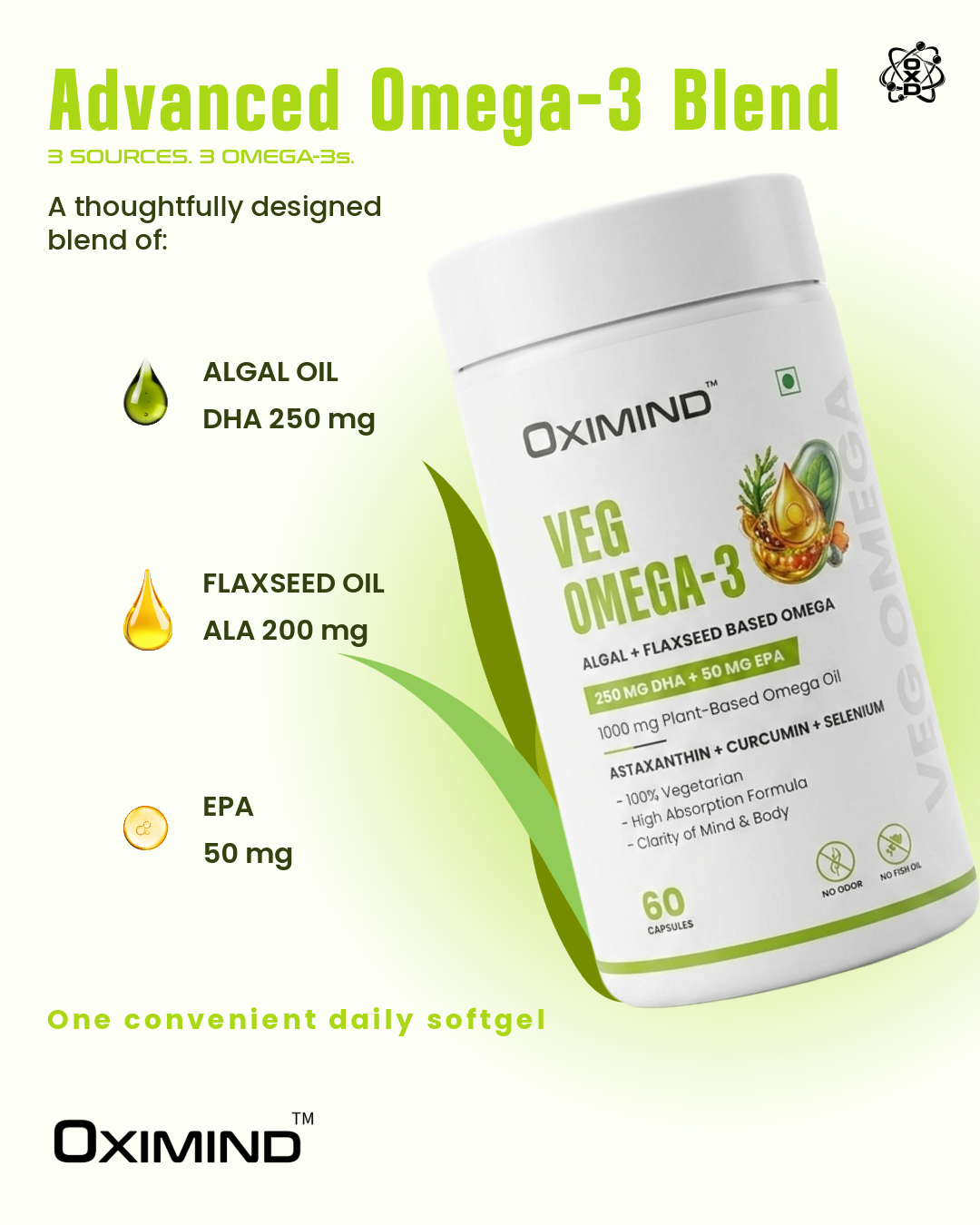 Oximind Veg Omega 3 image 5