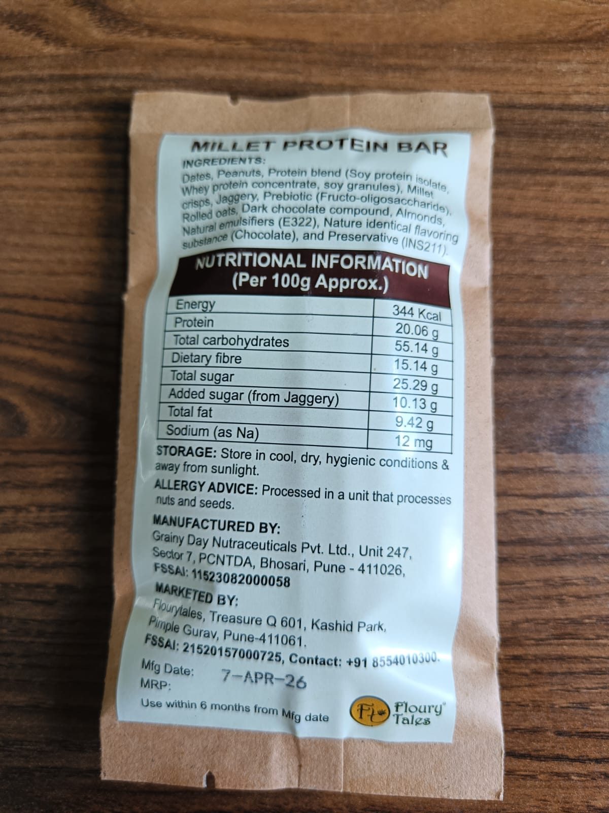 Millet Nutri Bar + Millet Protein Bar image 3