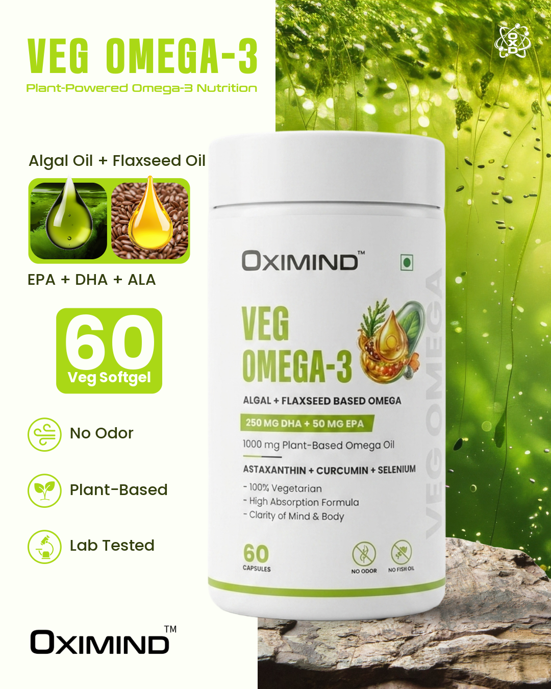 Oximind Veg Omega 3 image 4